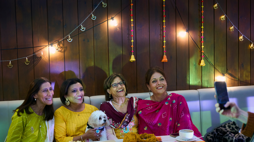 Diwali celebrations at Dunstable Downs, Bedfordshire